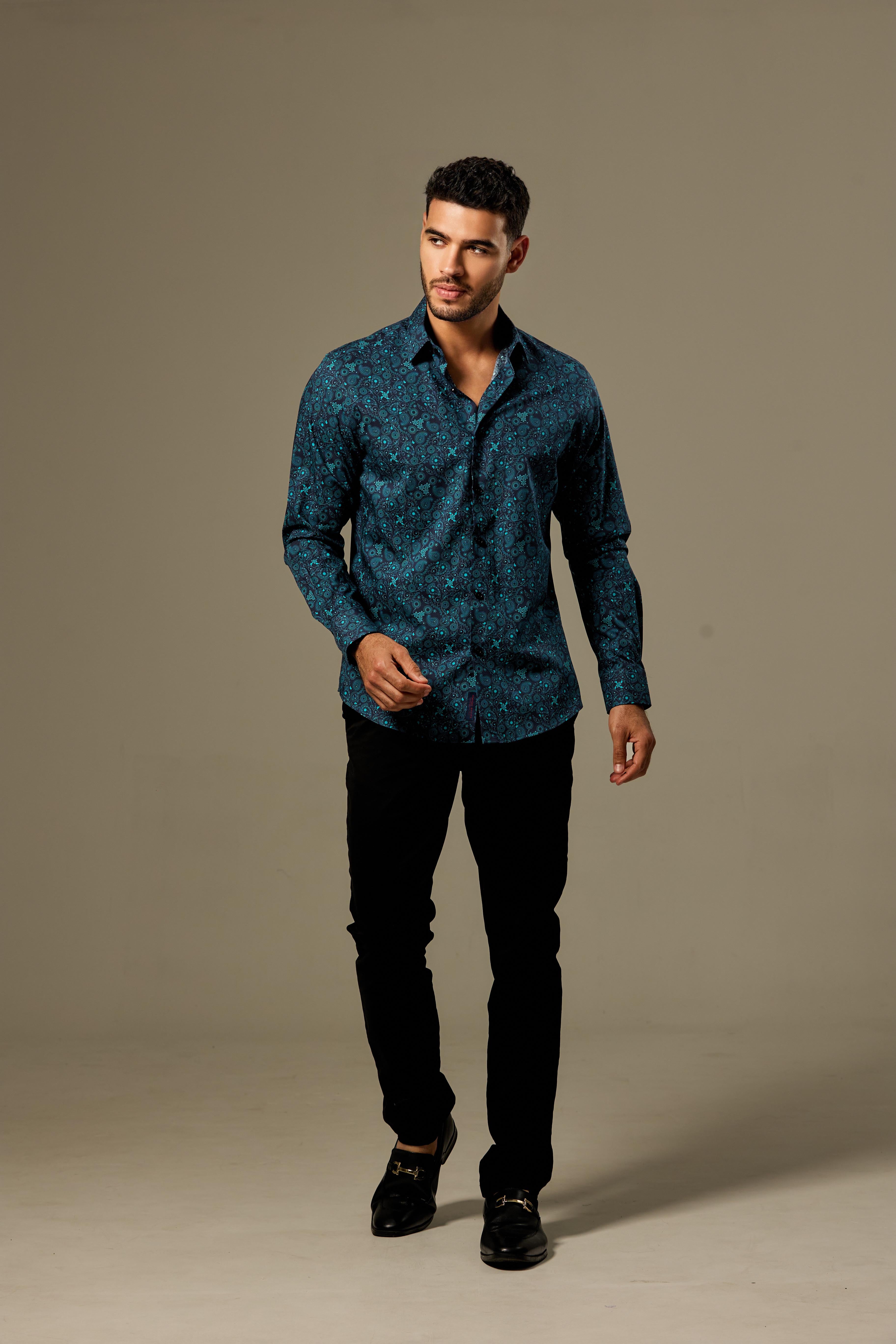 Signature Printed Shirt - Premium Luthai Collection