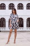 Maya Button Down Frill Dress