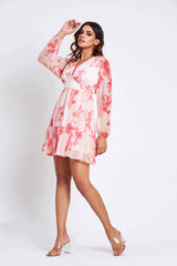 Elena Short Frill Dress