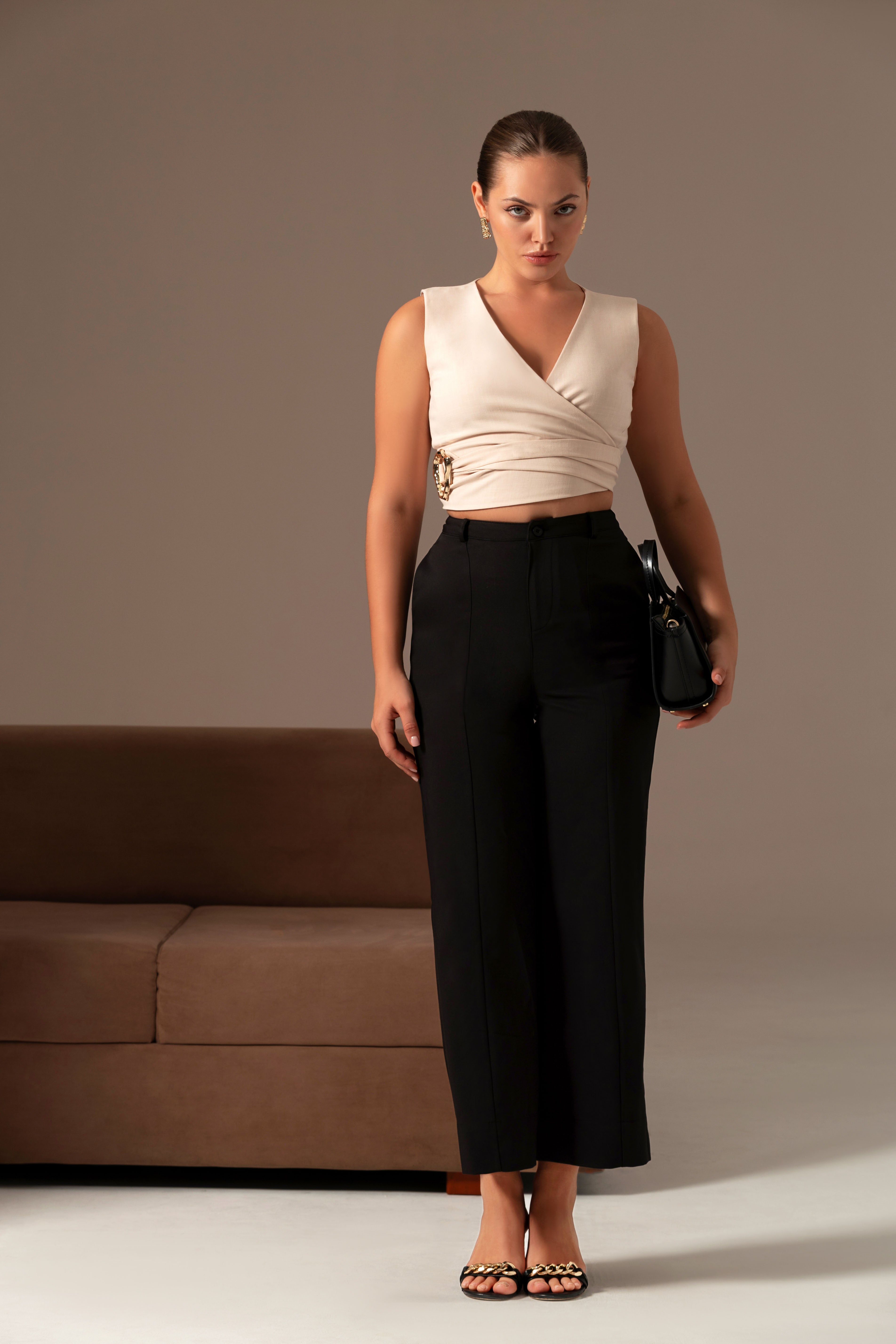 Structured Straight Trouser