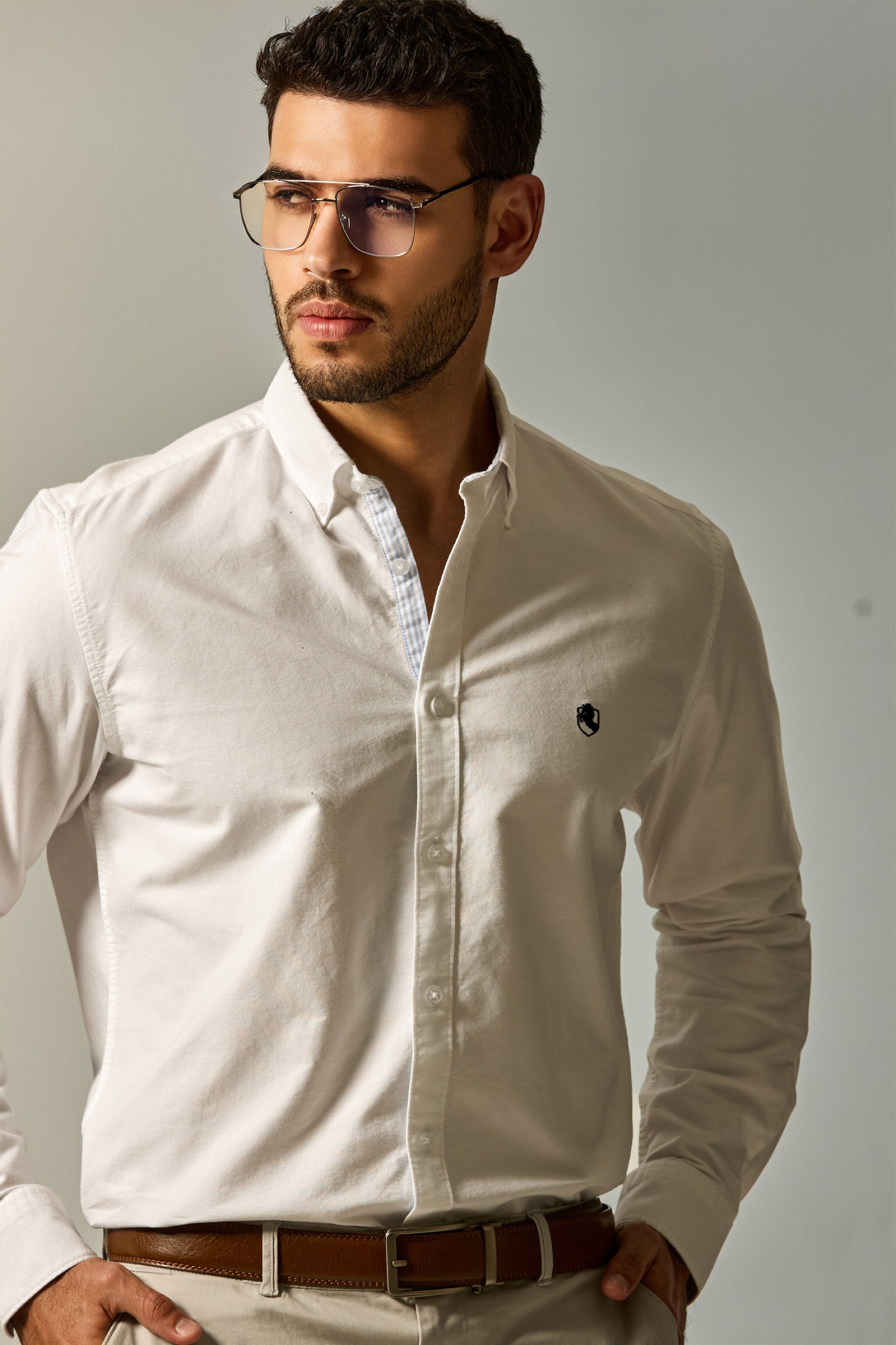 Premium Oxford Shirt W/ Contrast Detail