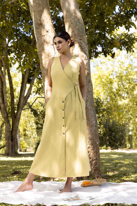 Ethereal Escape Linen Dress