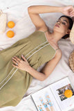 Radiant Reflection Linen Dress