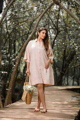 Boho Breeze Linen Dress