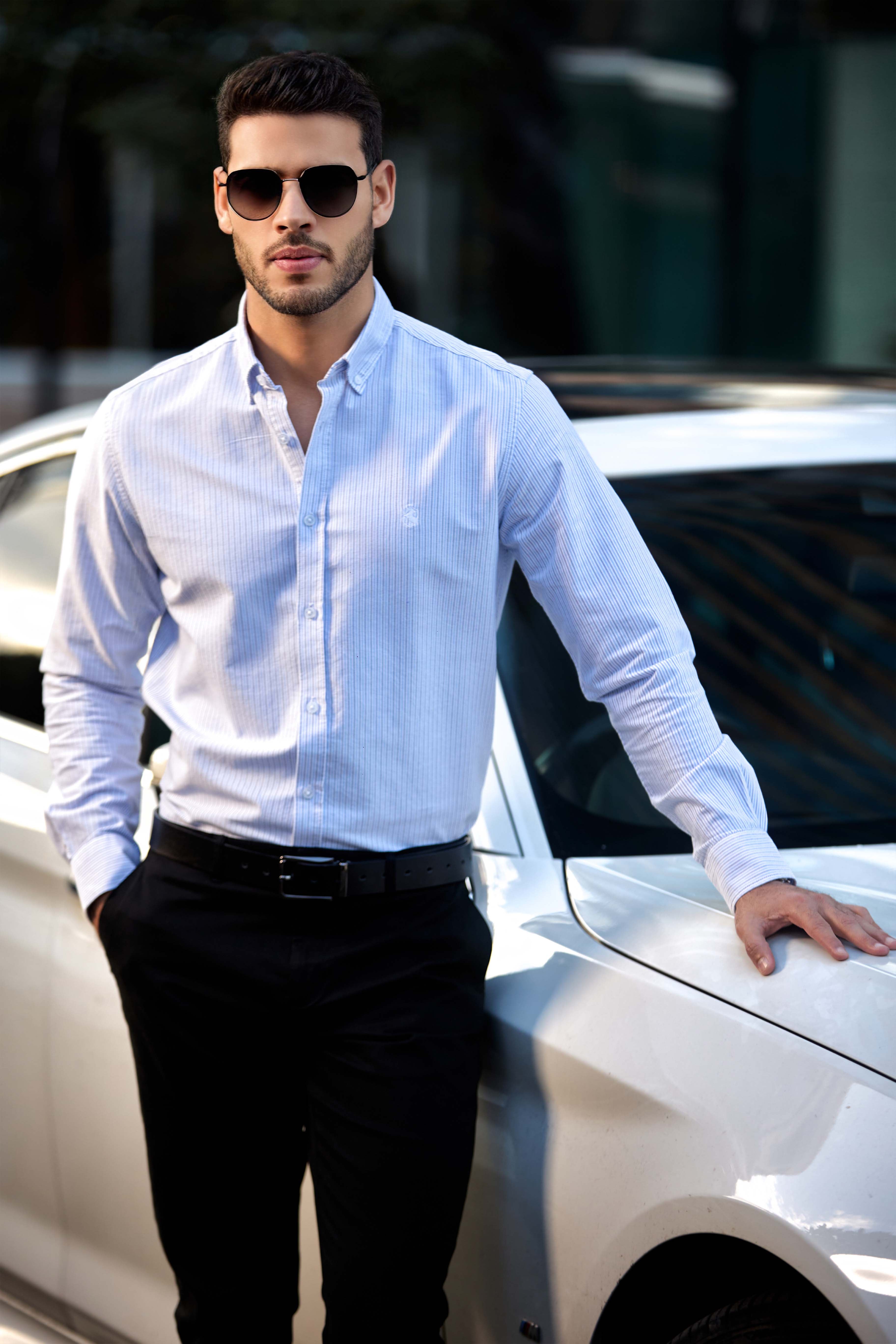 The Madison Stripe Oxford Shirt : Classic Fit