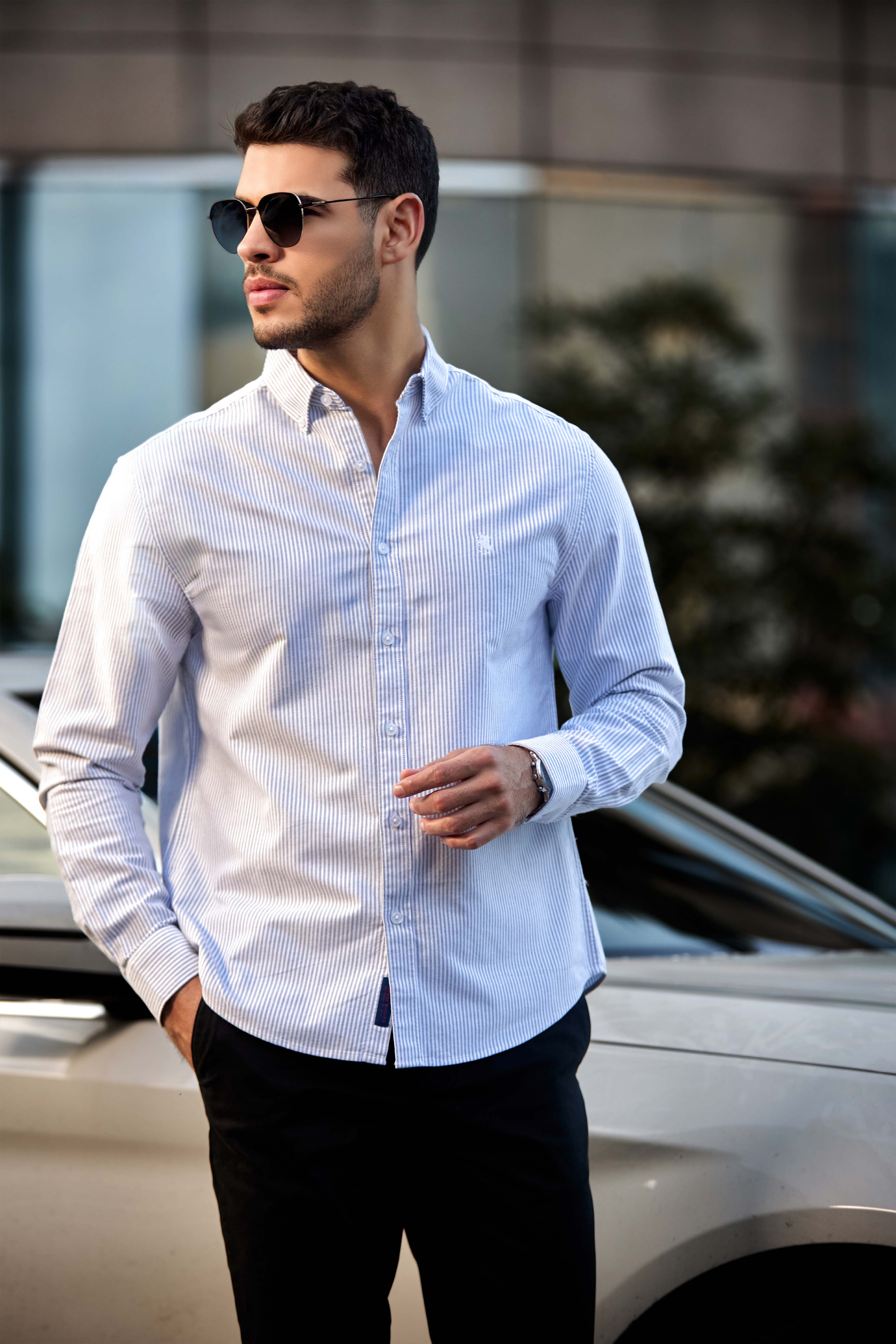 The Madison Stripe Shirt : Slim Fit