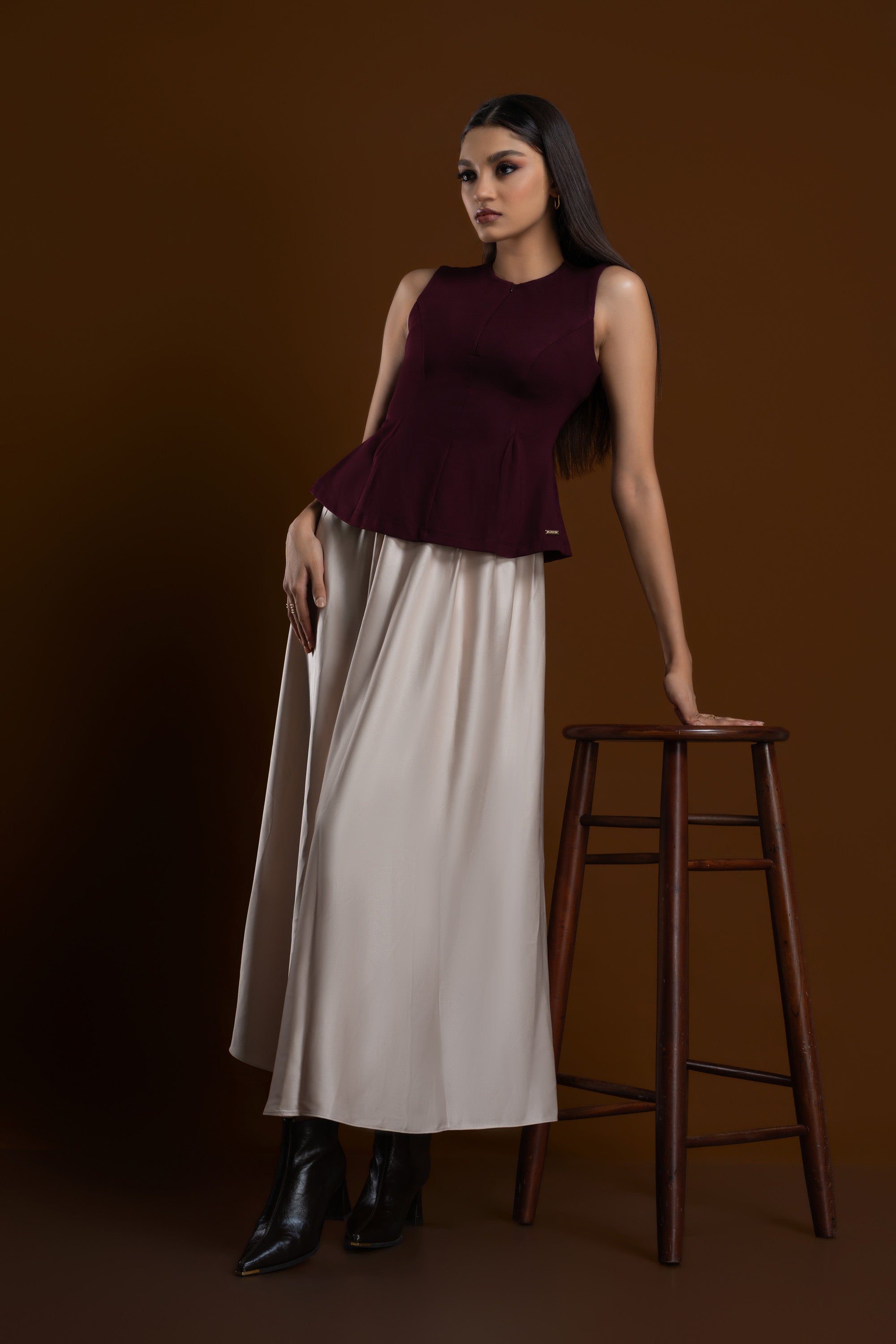 Velour Drift Skirt