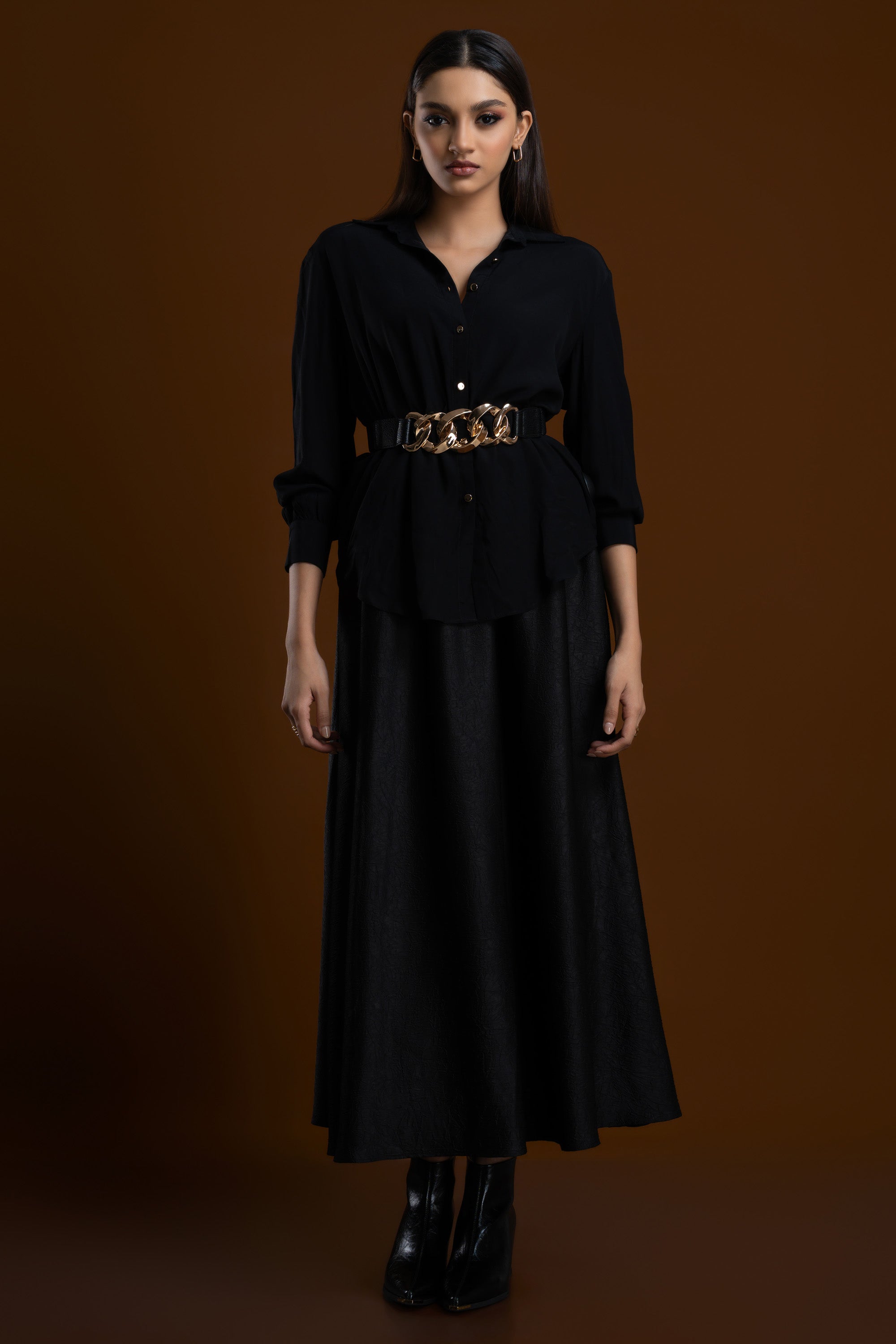 Velour Drift Skirt
