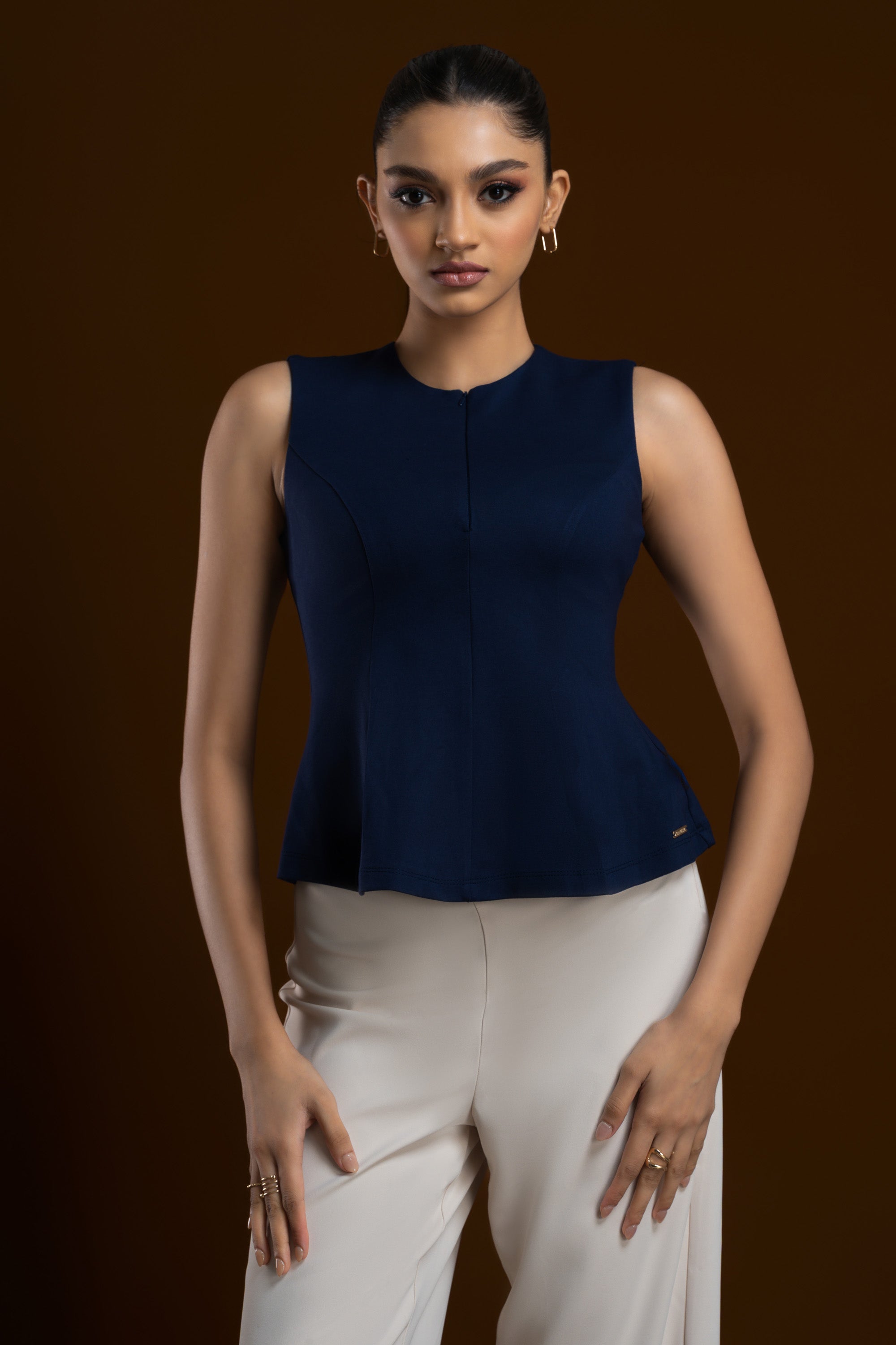 Garnet Flare Bodice top