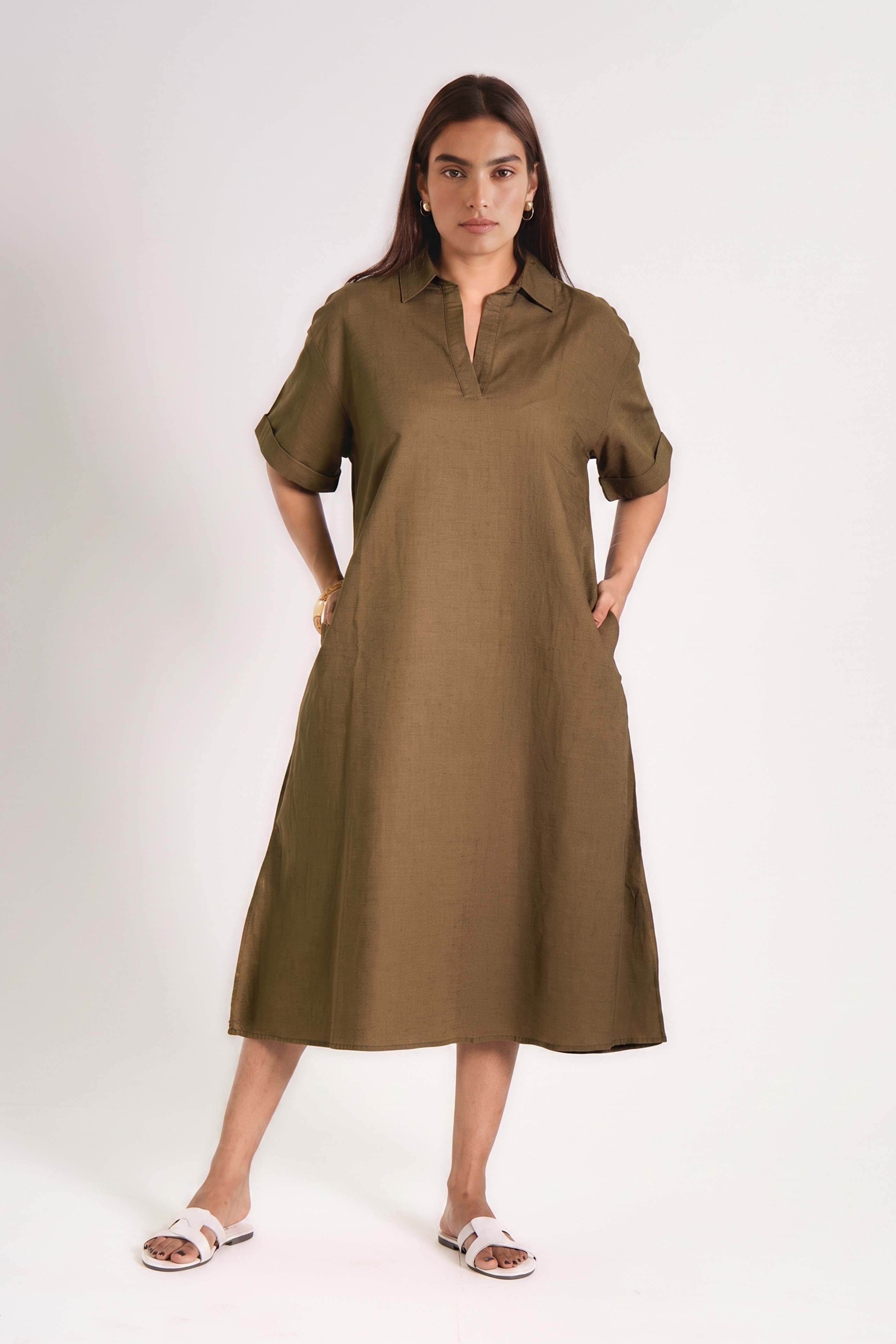 Daily Ease Linen Dress