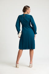 Vienna Grace Pleated Dress