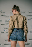 Sleek Cropped Jacket