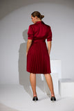 Pleated Reverie Midi Dress