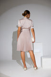 Pleated Reverie Midi Dress