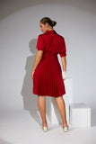 Pleated Reverie Midi Dress