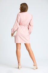 Maya Floral Emb Short Dress