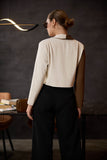 Color Block Two Way WW Crop Blazer