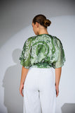 Crystal Bloom Sleeve Top