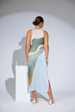Ripple Cut Midi Dress