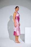 Ripple Cut Midi Dress