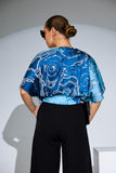 Crystal Bloom Sleeve Top