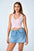 Aura Ruched V-Neck Halter