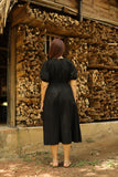 Moonlit Mirage Linen Dress