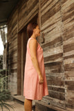 Blush Fern Linen Dress