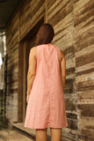 Blush Fern Linen Dress