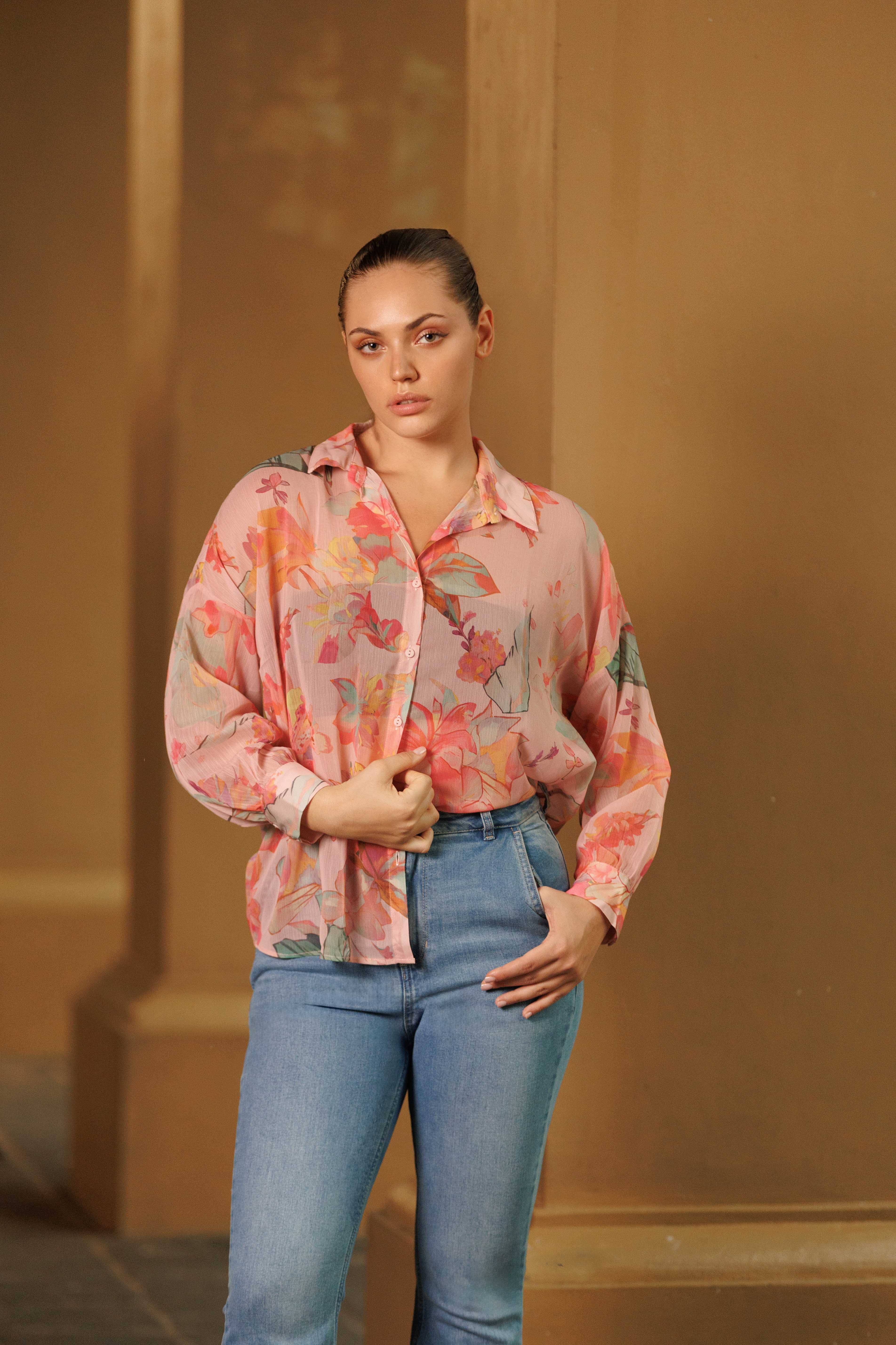 Felicity Oversized Shirt Top