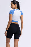 Blockburst Crop top W/ built in Bra