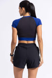 Blockburst Crop top W/ built in Bra