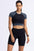 Blockburst Crop top W/ built in Bra