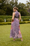 Batik Whirl Halter Neck Dress