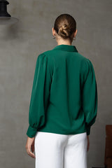 Executive Long Sleeve Collared Top