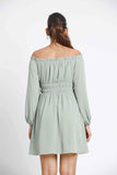 Hazel Off Shoulder Short Dress
