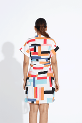 Color Spectrum Shift Dress