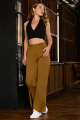 Halter twist crop top