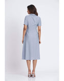 Sara Button Down Midi Dress