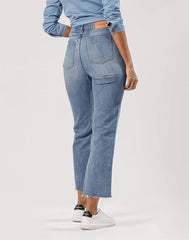 NON RIPPED WIDE LEG JEAN