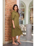 Shirt Midi Dress