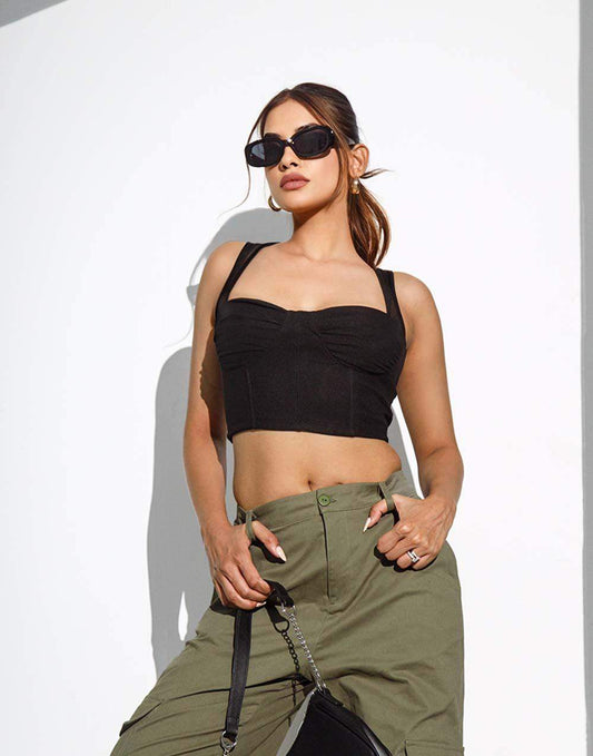 Kaya Bustier Crop Top