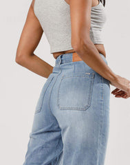 HIGH RISE WIDE LEG JEAN