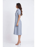 Sara Button Down Midi Dress