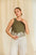 Rosmie Fern Linen Top