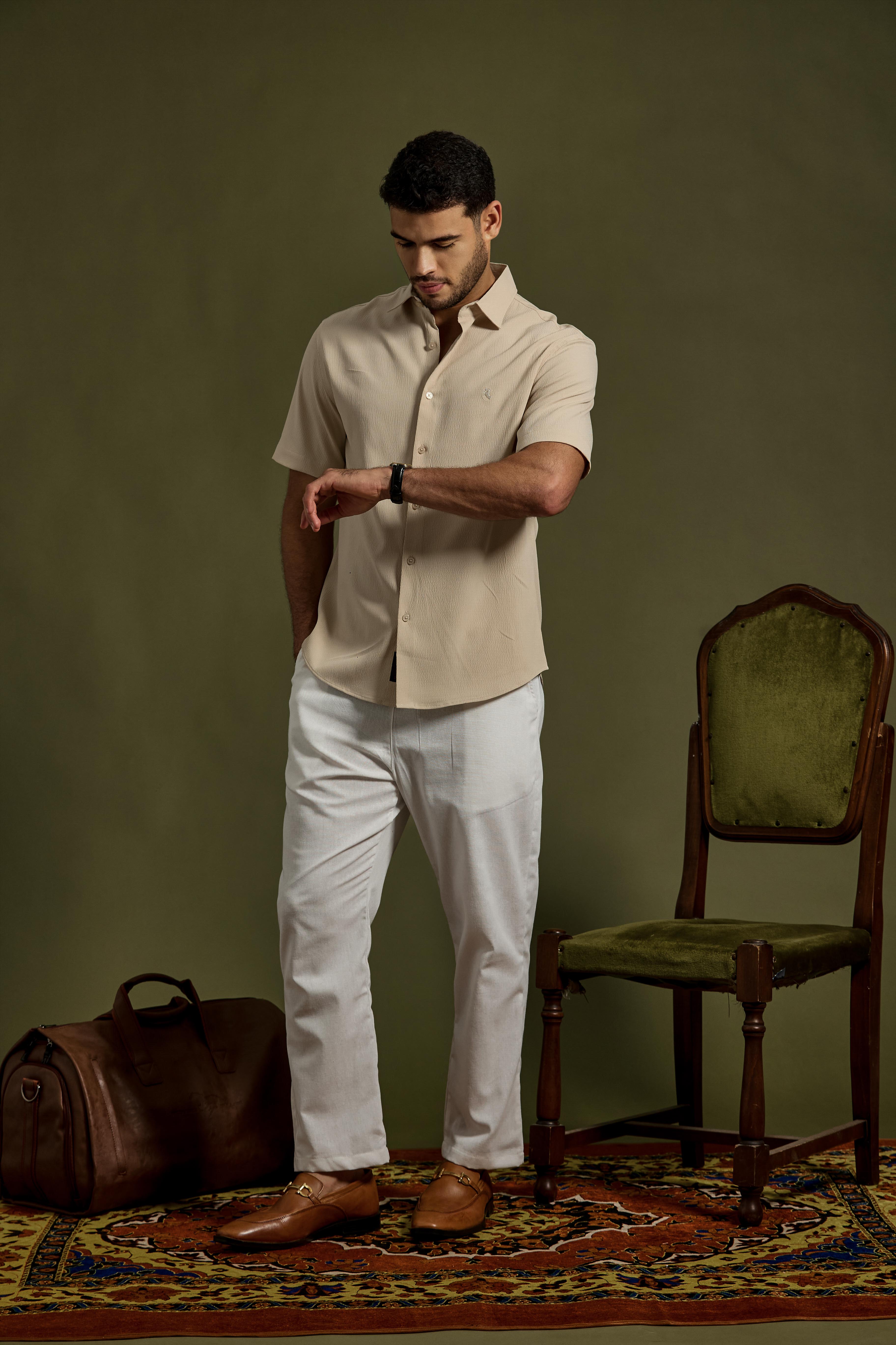 Noctis Short-Sleeve Tailored Shirt