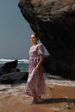 Dewdrop Breeze Wrap Dress