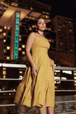 Starlight Serenade Button-Front Dress