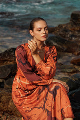 Heritage Bloom Maxi Dress