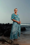 Dewdrop Breeze Wrap Dress